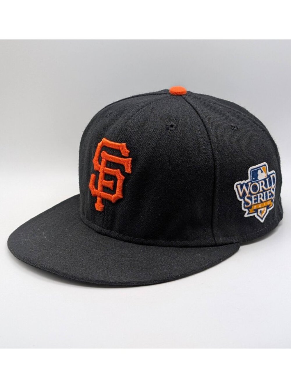 San Francisco Giants New Era 2010 World Series Hat MLB Baseball Fitted Sz 7 1/8